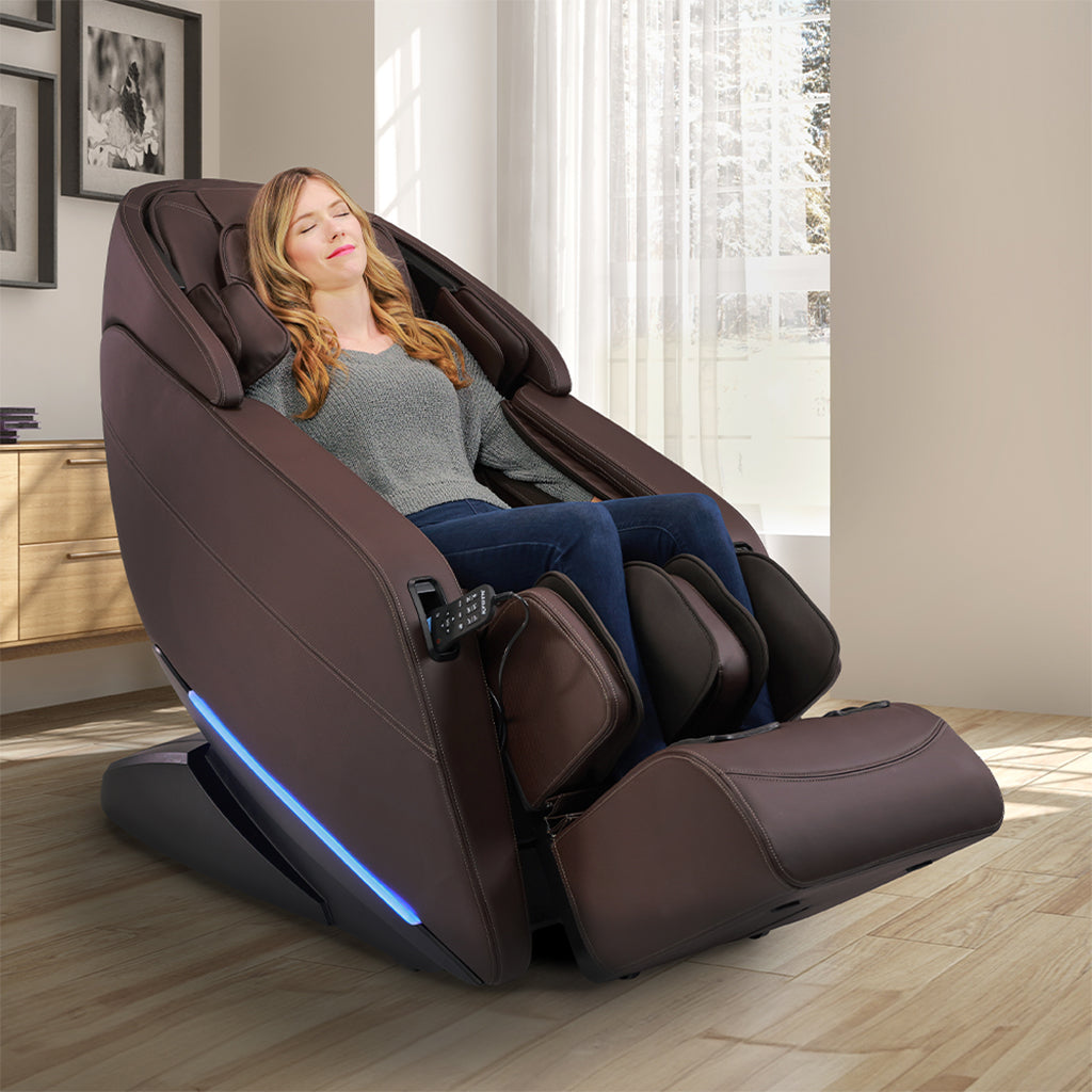 Kyota Yugana 4D Massage Chair M780 in Brown | Home Bars USA