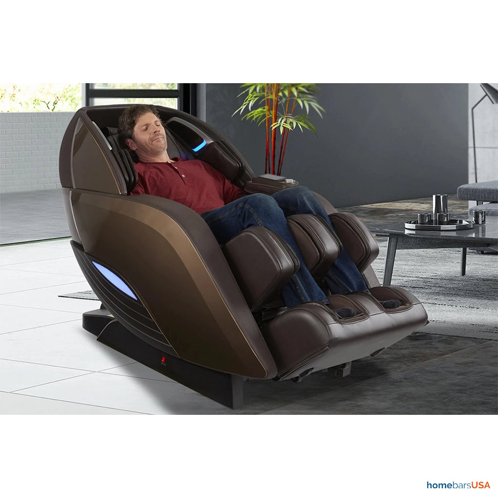 Kyota Yutaka 4D Massage Chair M898 in Brown (Certified Pre-Owned)
