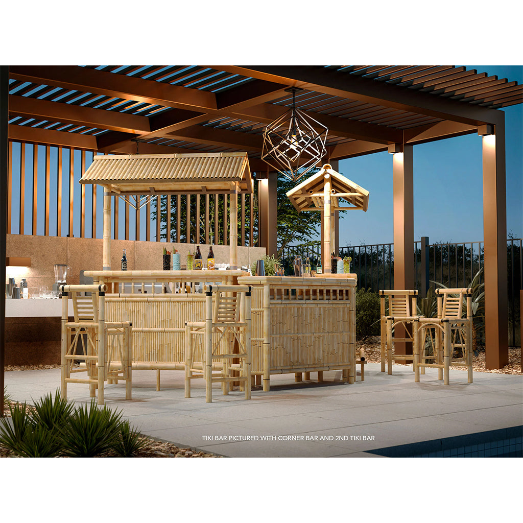 RAM Game Room 60&quot; Bamboo Tiki Bar poolside - Home Bars USA