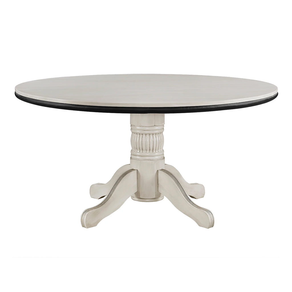 RAM Game Room 60" Game Table in Antique White - Home Bars USA