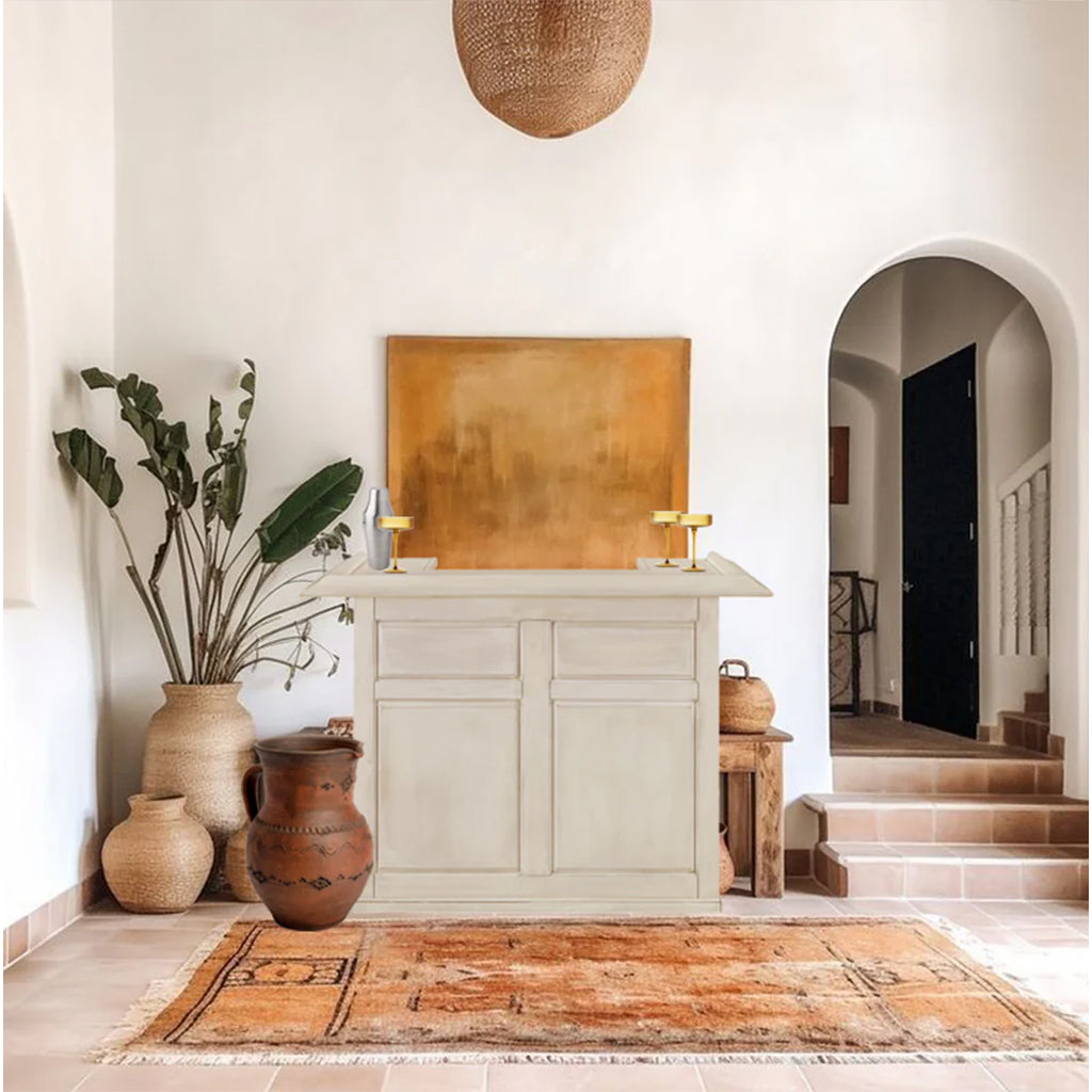 RAM Game Room 60&quot; Home Bar in Antique White in interior design - Home Bars USA