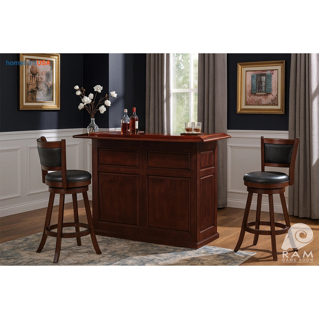 RAM Game Room 60" Home Bar in English Tudor in interior design - Home Bars USA