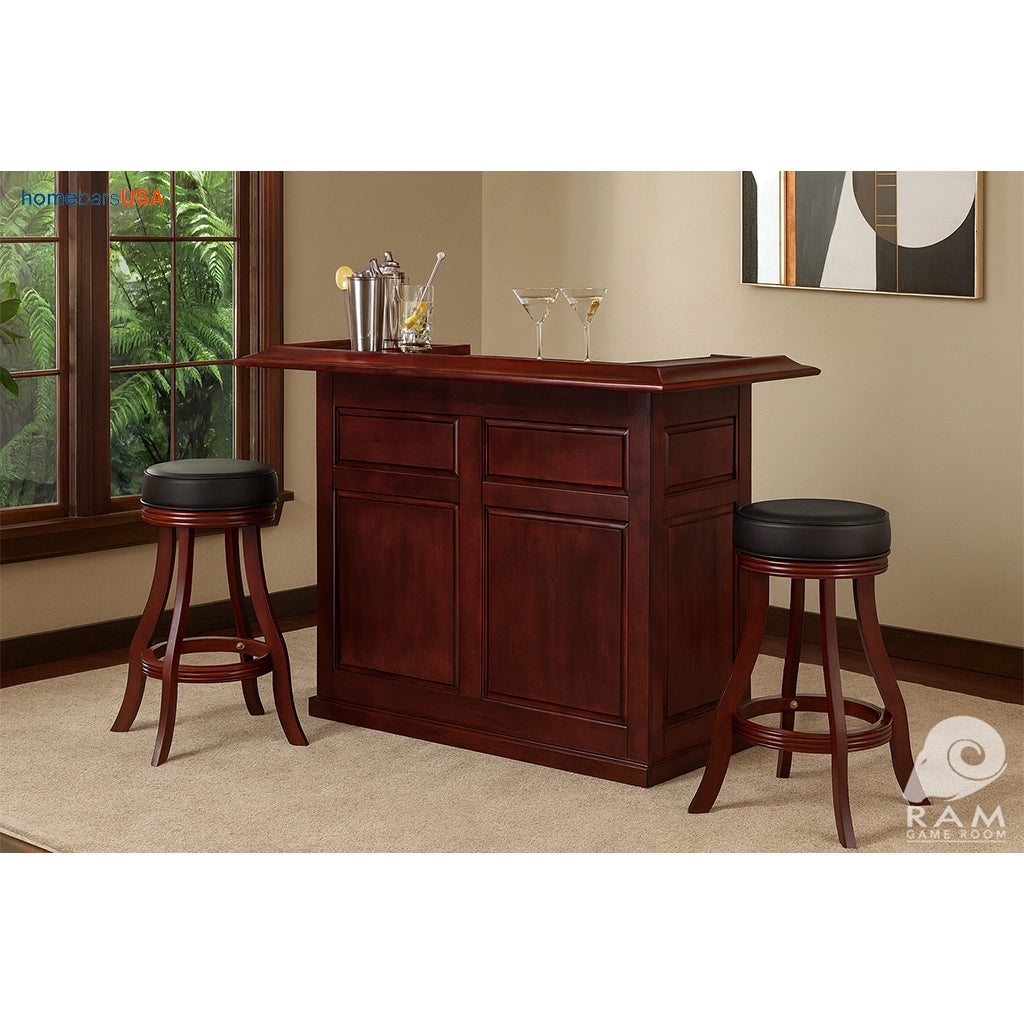 RAM Game Room 60" Home Bar in English Tudor set - Home Bars USA