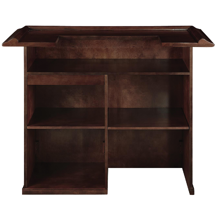 RAM Game Room 60&quot; Home Bar in Cappuccino back - Home Bars USA