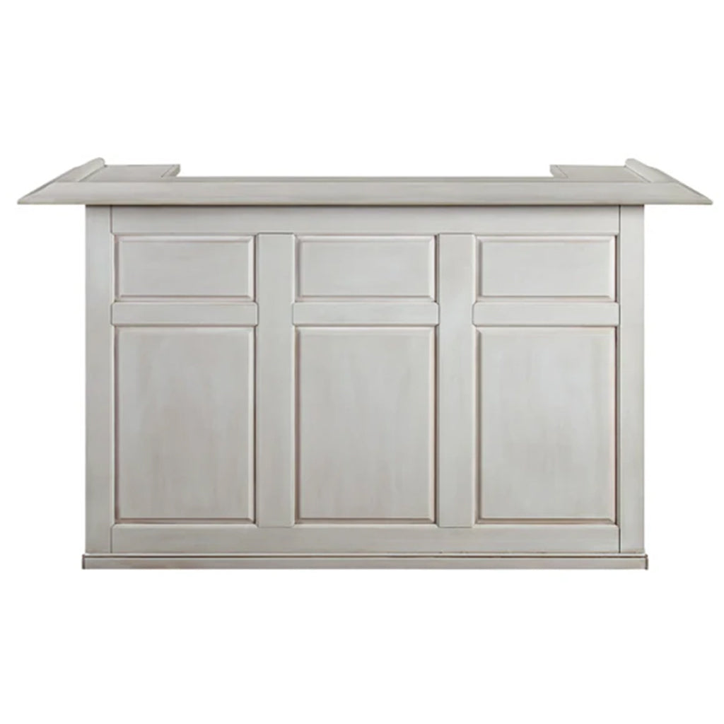 RAM Game Room 72&quot; Home Bar in Antique White - Home Bars USA