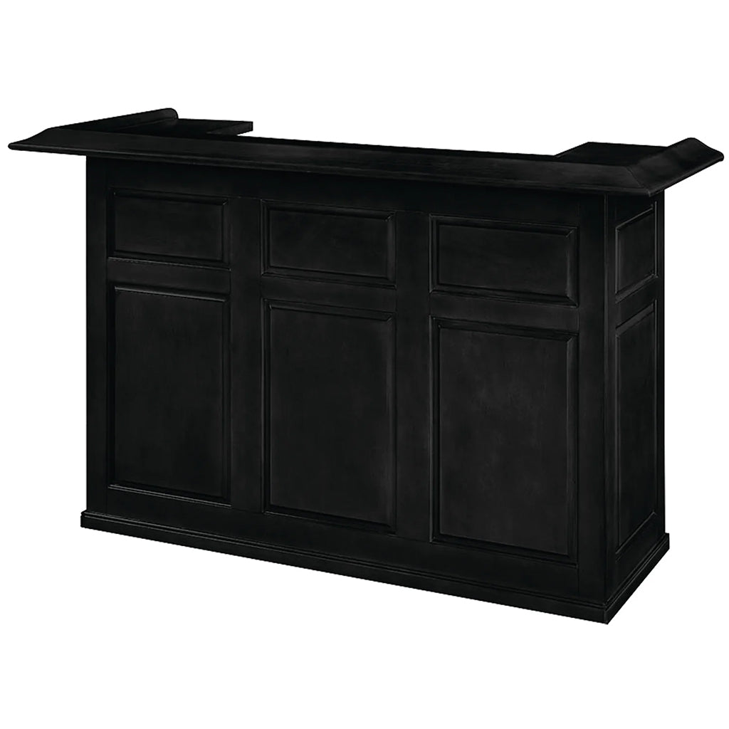 RAM Game Room 72&quot; Home Bar in Black angle - Home Bars USA