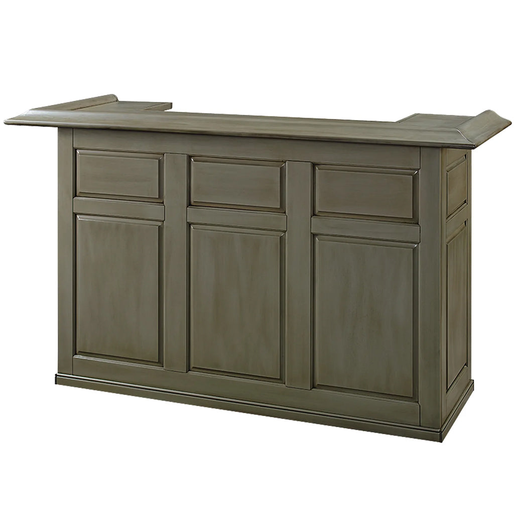 RAM Game Room 72" Home Bar in Slate angle - Home Bars USA