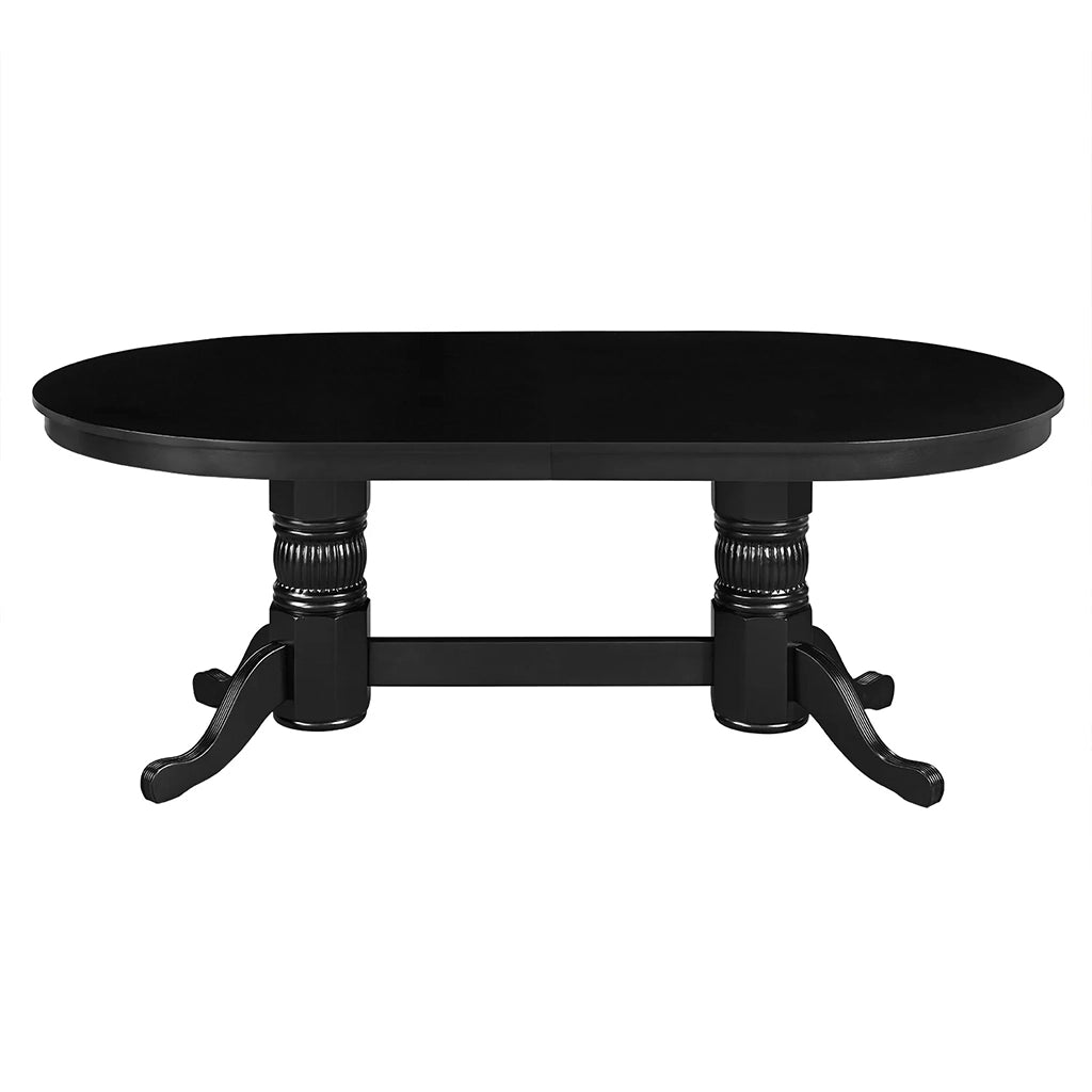 RAM Game Room 84" Texas Hold'Em Game Table Dining Top in Black full - Home Bars USA