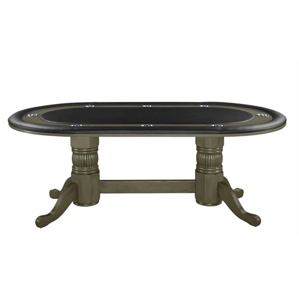 RAM Game Room 84" Texas Hold 'em Game Table in Slate - Home Bars USA