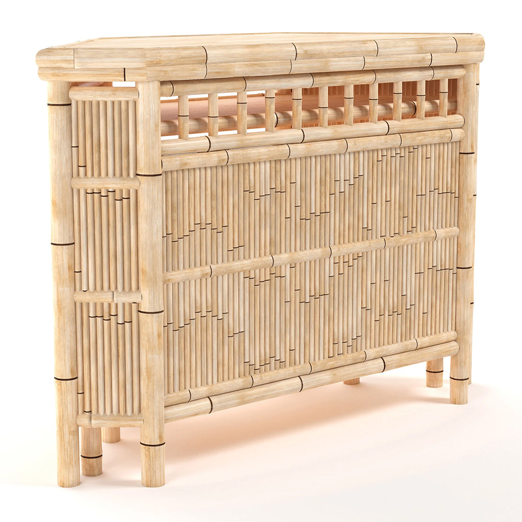 RAM Game Room Bamboo Tiki Corner Bar - Home Bars USA