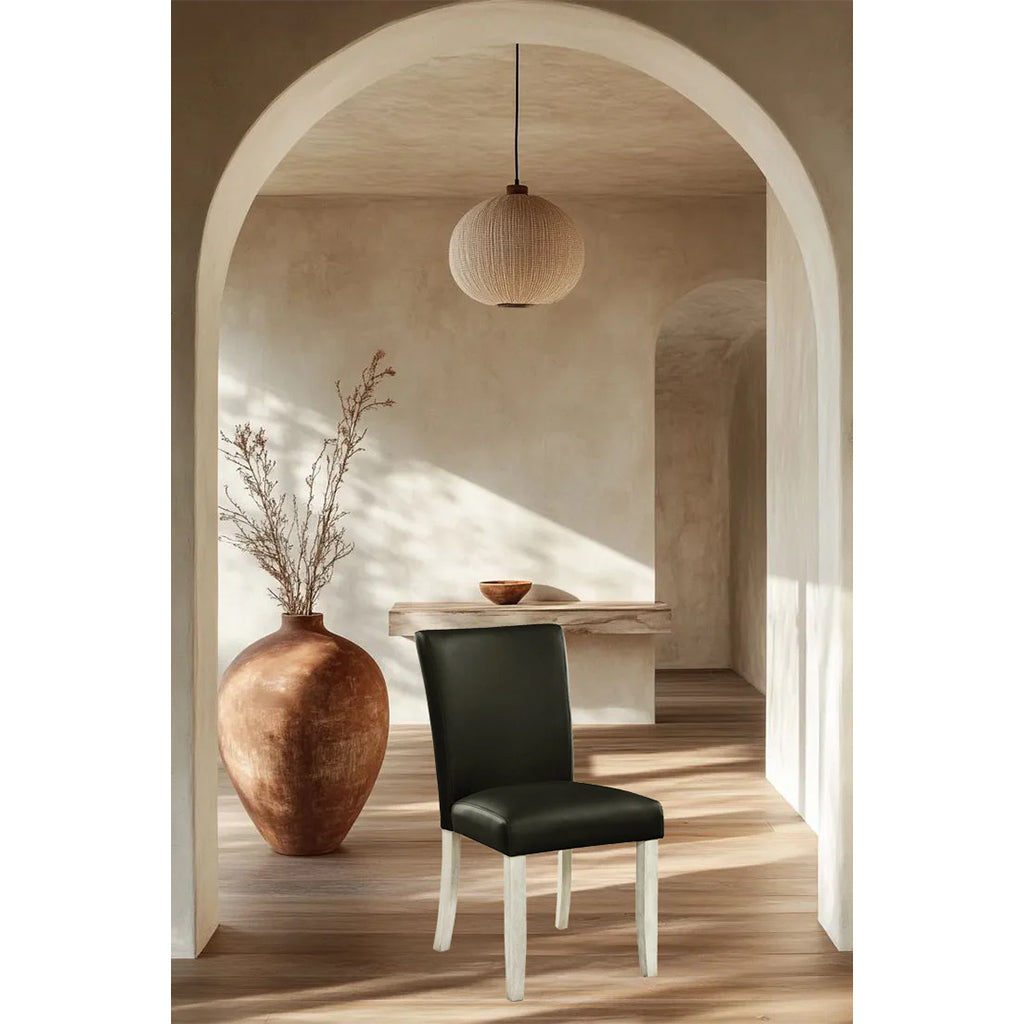 RAM Game Room Dining Game Chair in Antique White in interior design - Home Bars USA