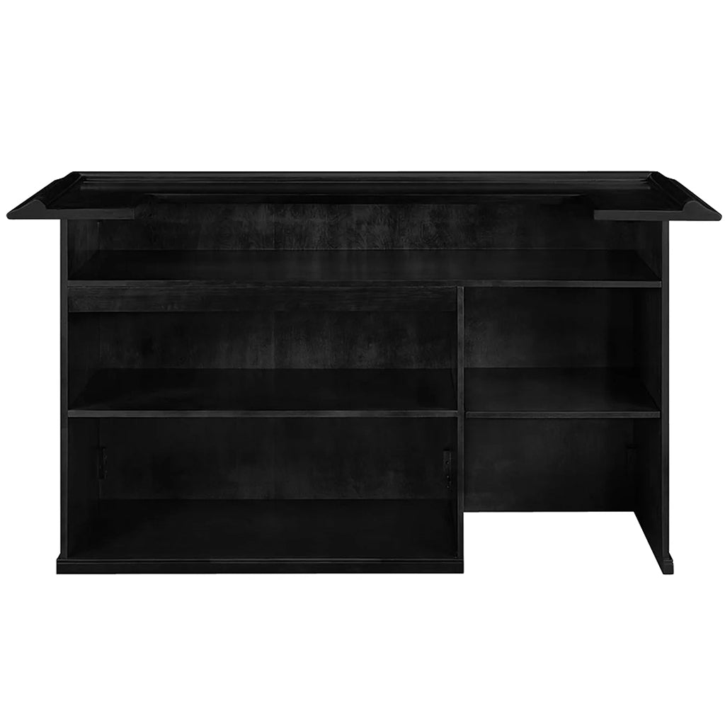 RAM Game Room 84&quot; English Pub Style Home Bar in Black back - Home Bars USA
