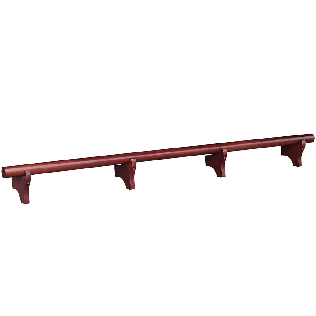 RAM Game Room Home Bar 84" Foot Rail in English Tudor - Home Bars USA