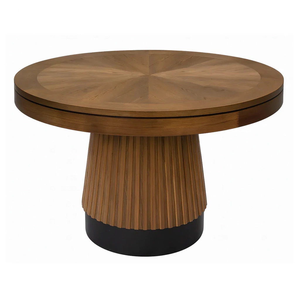 RAM Game Room Prohibition 48" 2 in 1 Poker Table in Matte Walnut dining top - Home Bars USA