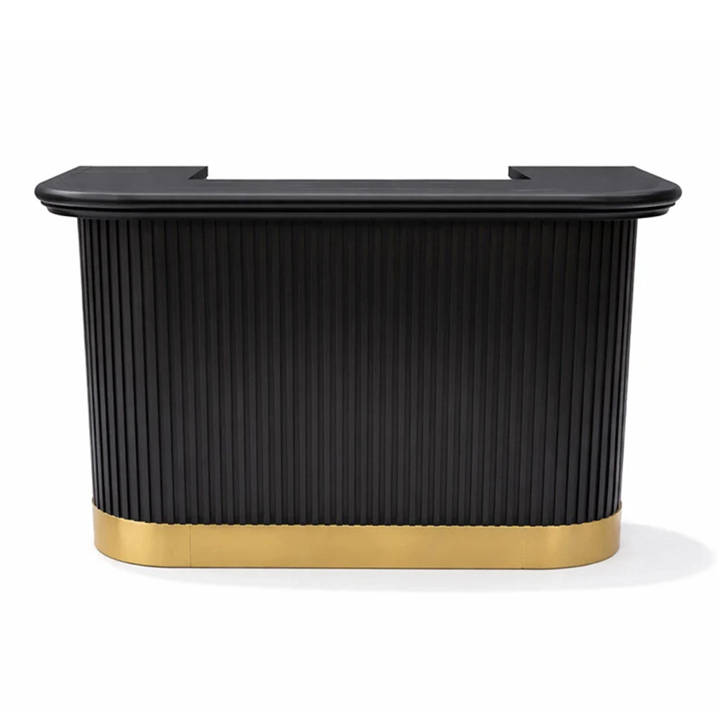 RAM Game Room Prohibition 60" Bar in Matte Black - Home Bars USA