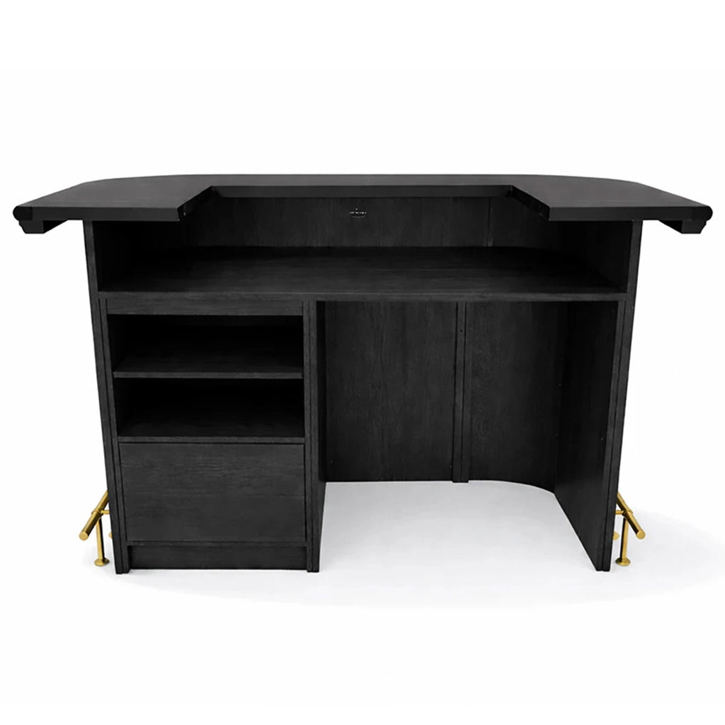 RAM Game Room Prohibition 60" Bar in Matte Black - Home Bars USA