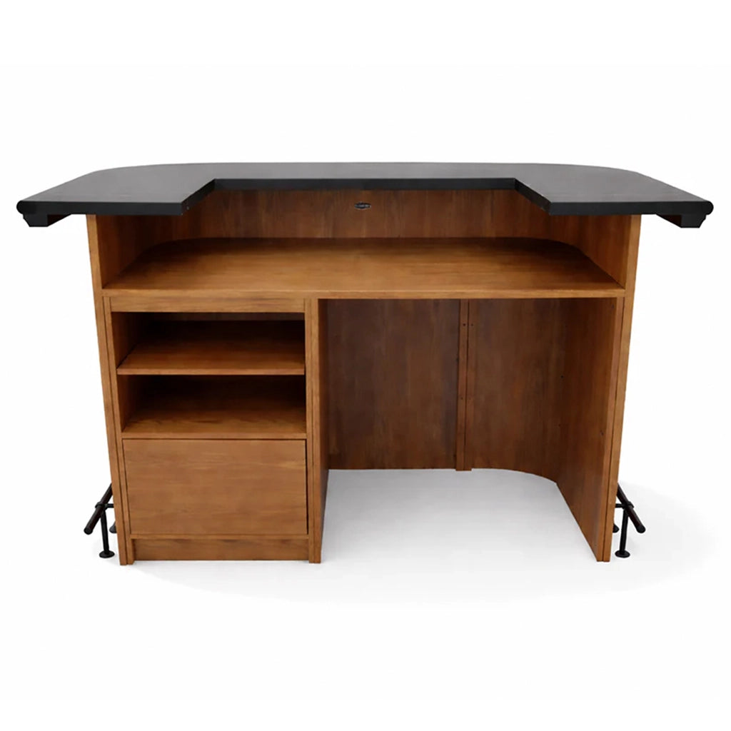 RAM Game Room Prohibition 60" Bar in Matte Walnut - Home Bars USA