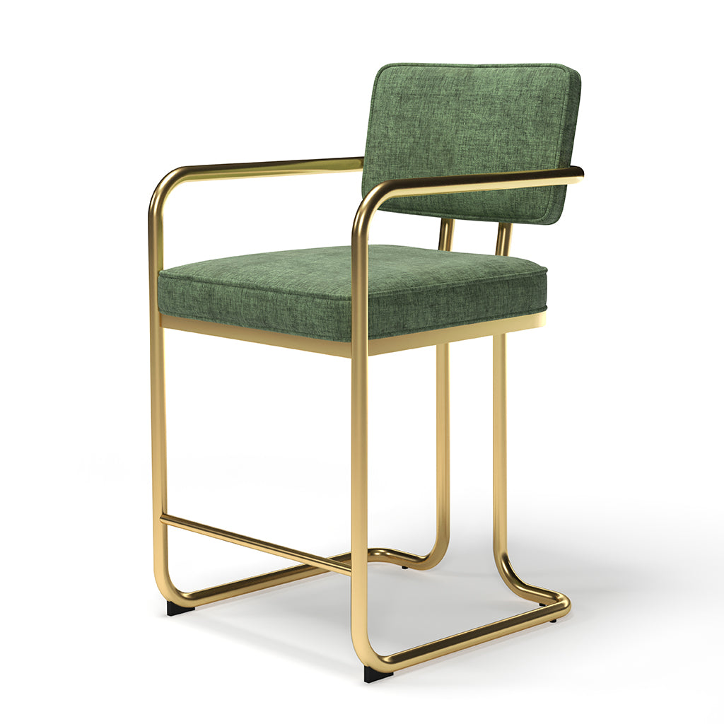 RAM Game Room Prohibition Bar Stool in Vintage Green - Home Bars USA