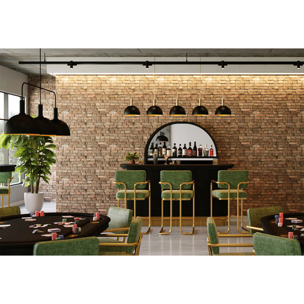 RAM Game Room Prohibition Bar in Matte Black in interior design - Home Bars USA