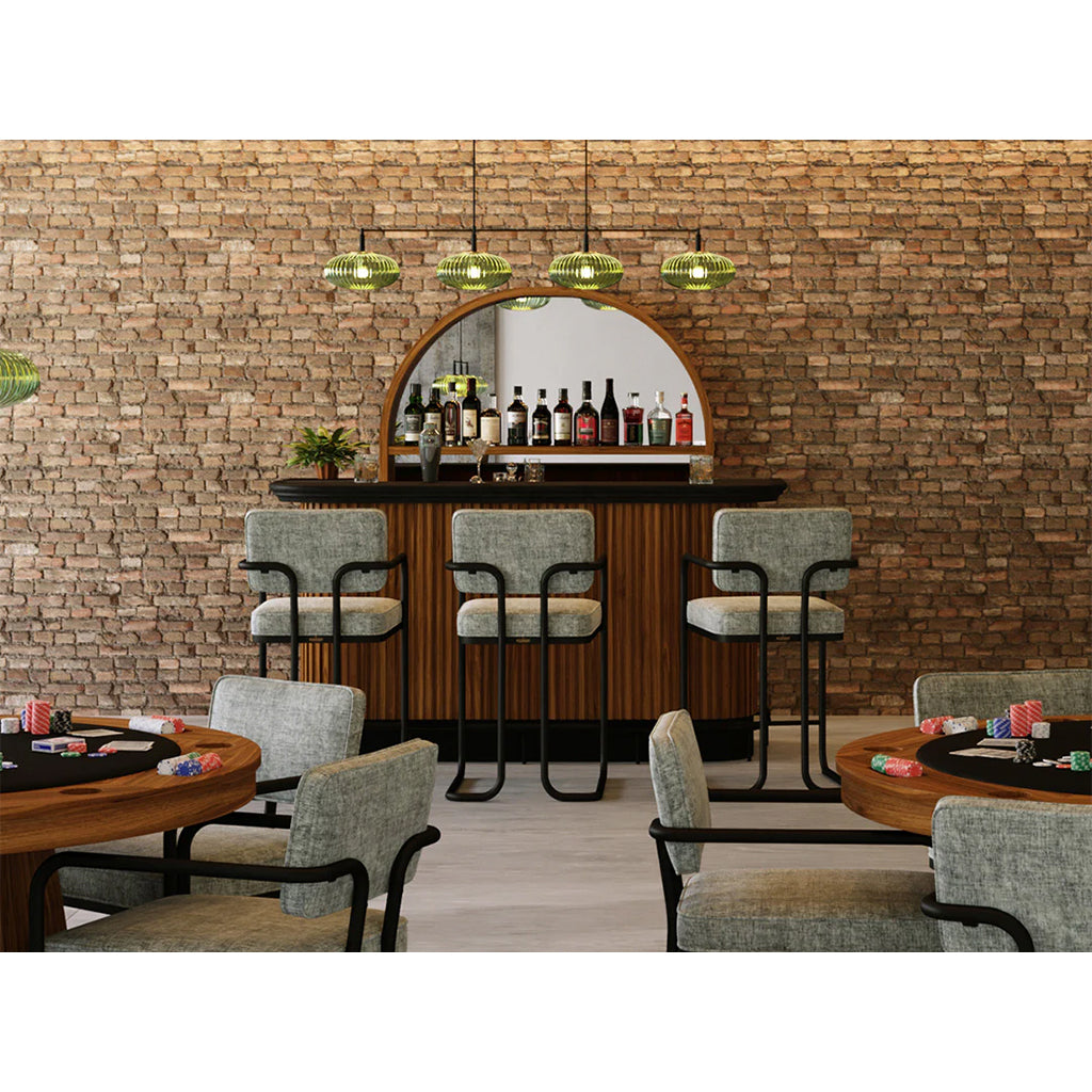 RAM Game Room Prohibition Bar in Matte Walnut in interior design - Home Bars USA