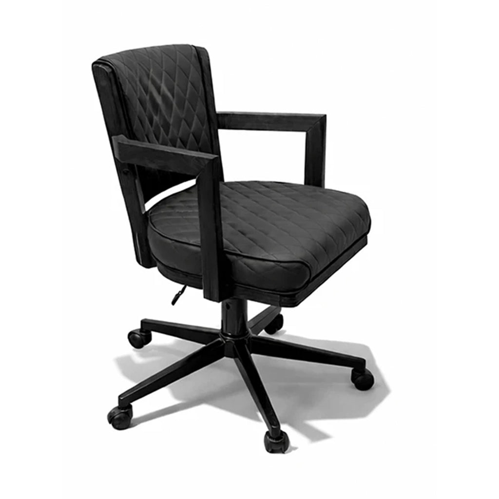 RAM Game Room Prohibition Poker Chair in Black - Home Bars USA