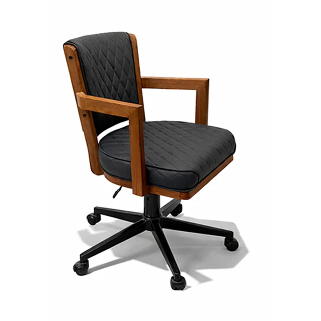 RAM Game Room Prohibition Poker Chair in Walnut - Home Bars USA