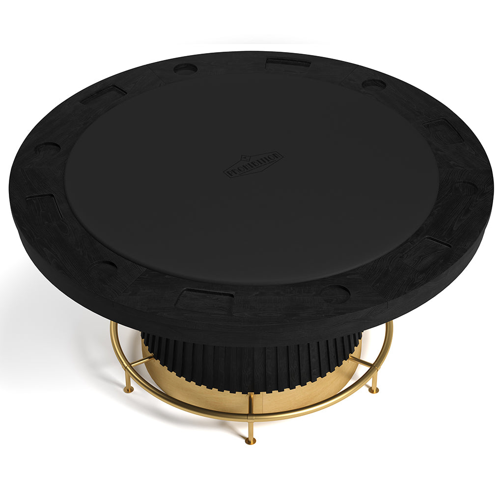 RAM Game Room Prohibition Poker Table in Matte Black logo - Home Bars USA