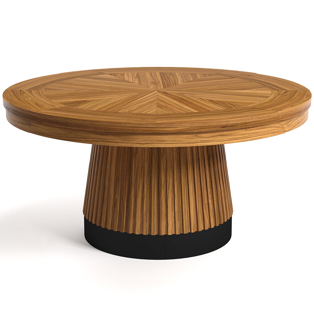 RAM Game Room Prohibition Poker Table in Matte Walnut with dining top - Home Bars USA