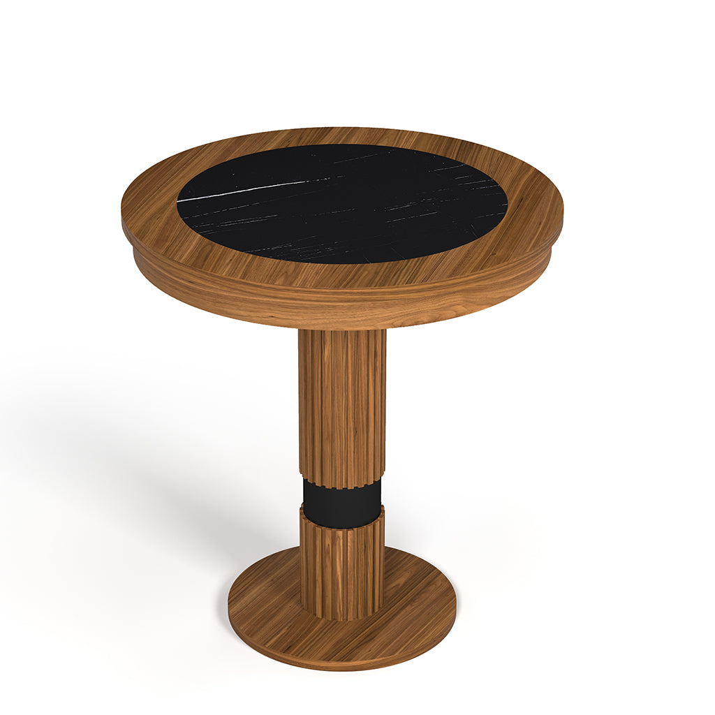 RAM Game Room Prohibition Pub Table in Matte Walnut top - Home Bars USA