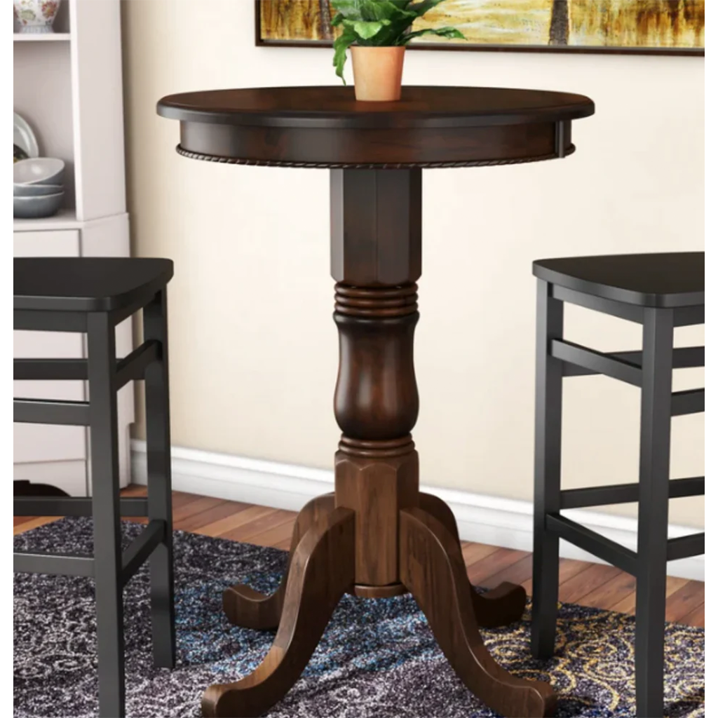 RAM Game Room Pub Bar Table in Cappuccino Set - Home Bars USA