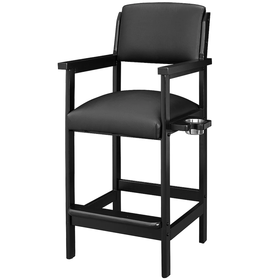 RAM Game Room Spectator Chair in Black - Poker Chair - Home Bars USA