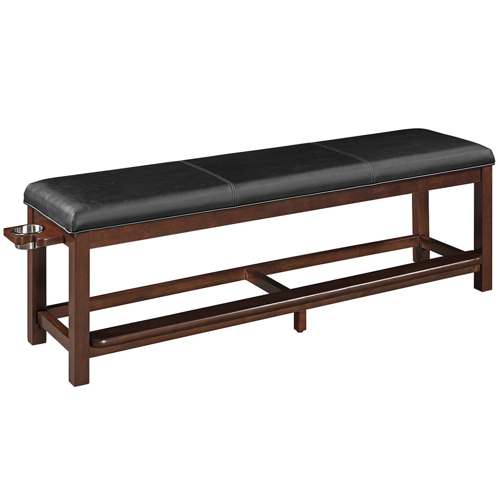 RAM Game Room Storage Bench in Cappuccino - Home Bars USA