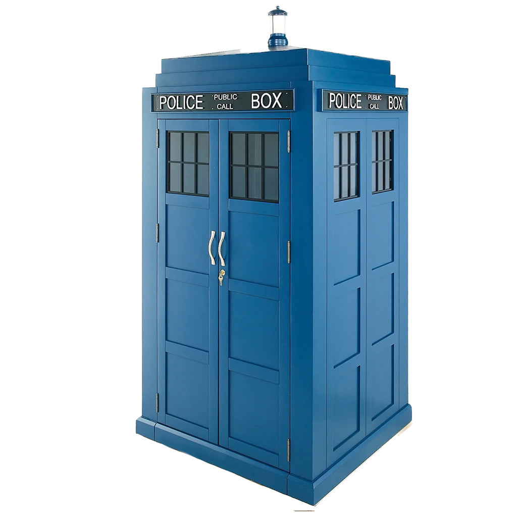 RAM Game Room The BARDIS English Police Booth Bar Cabinet - Home Bars USA