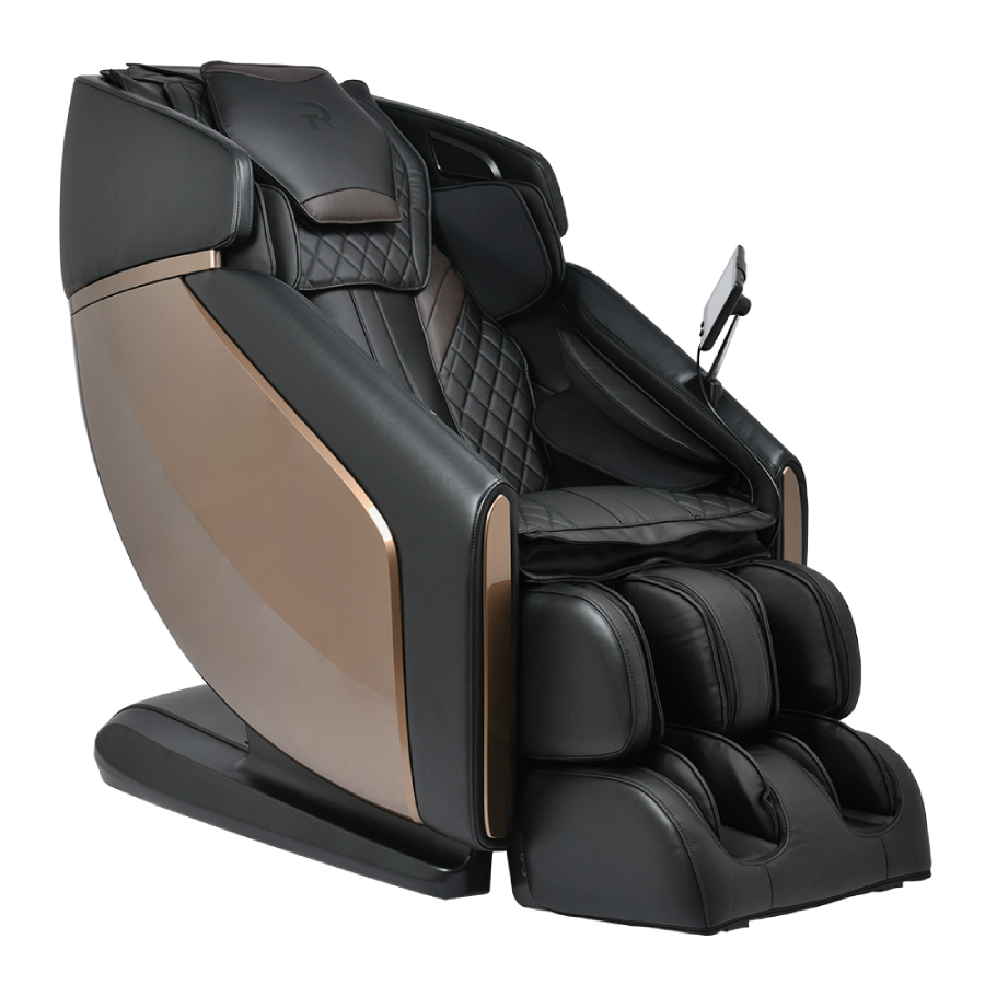 RockerTech Sensation 4D Massage Chair in Brown - Home Bars USA