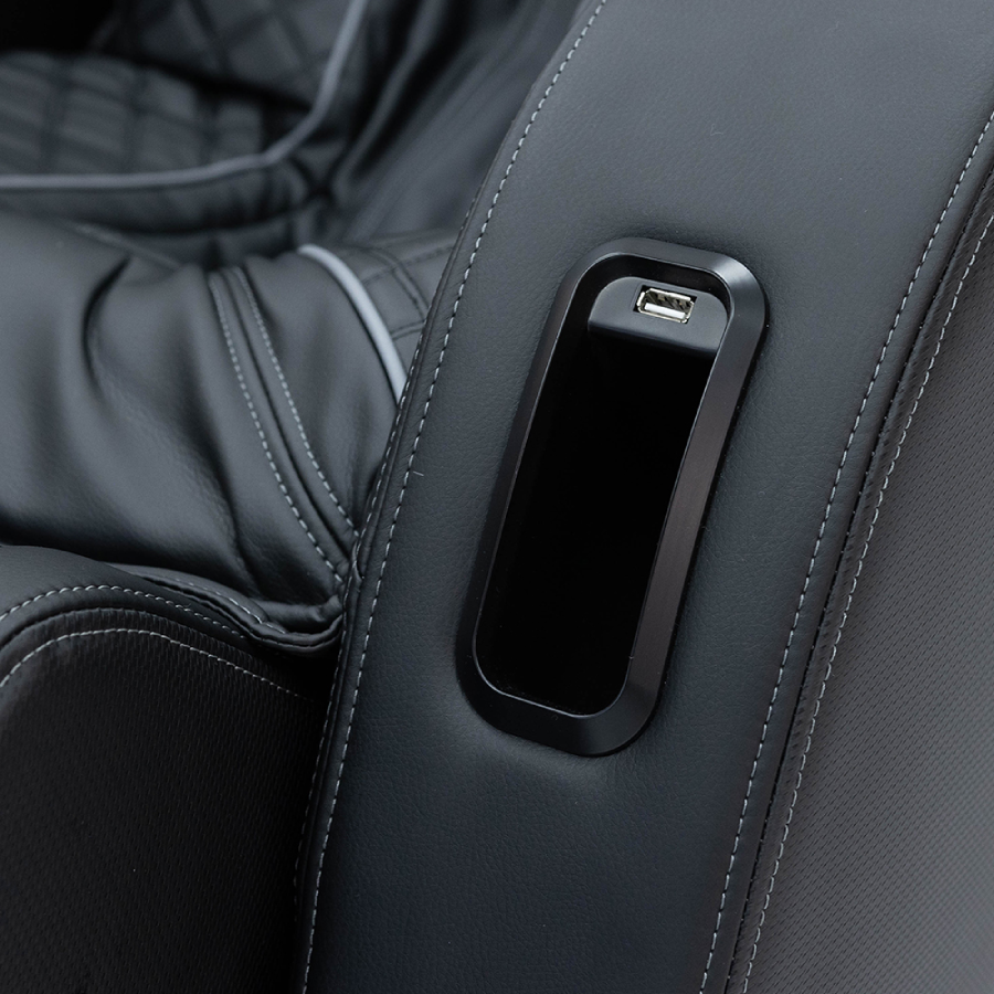 Sharper Image Axis 4D Massage Chair in Black USB - Home Bars USA