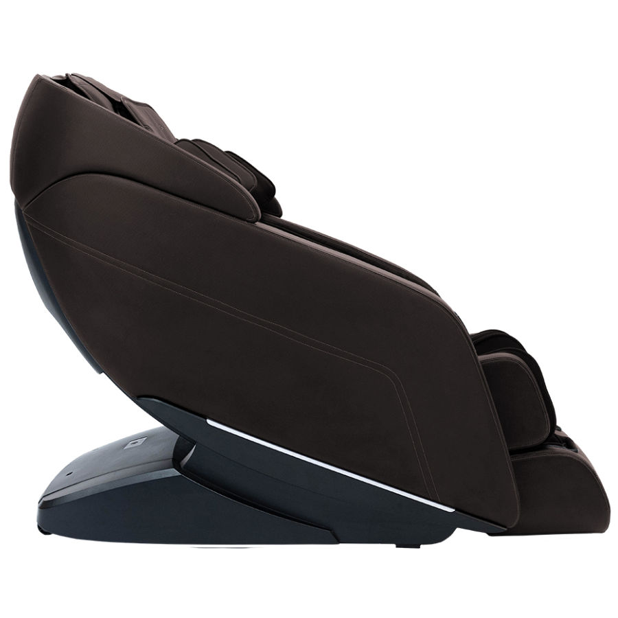 Sharper Image Axis 4D Massage Chair in Brown side - Home Bars USA