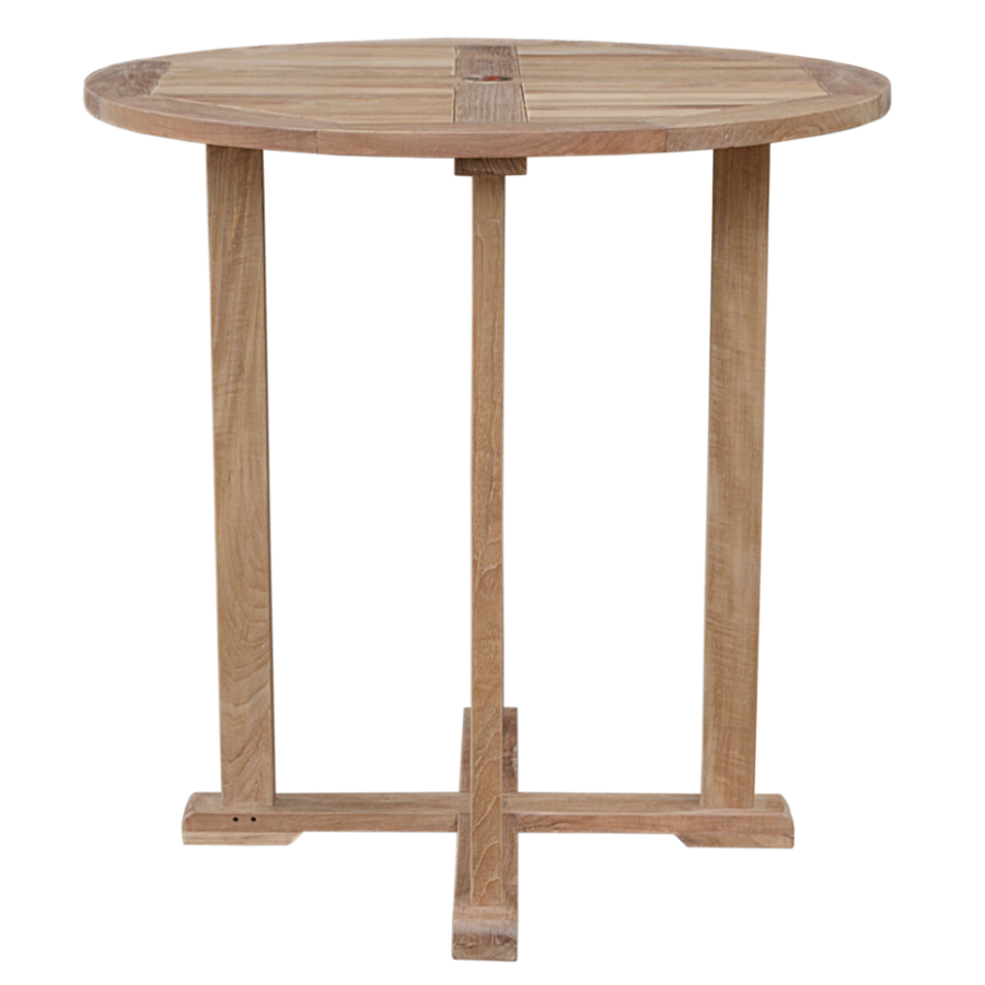 Anderson Teak Bahama 39&quot; Round Outdoor Bar Table side - Home Bars USA