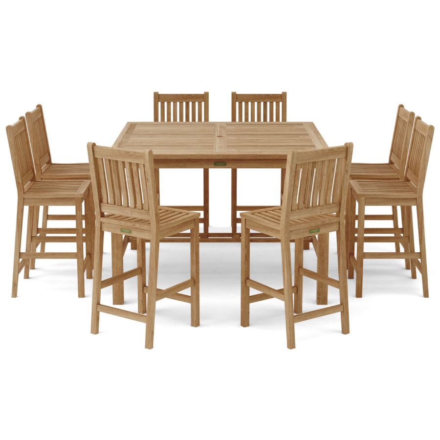 Anderson Teak Windsor New Avalon Outdoor Bar Set - Home Bars USA