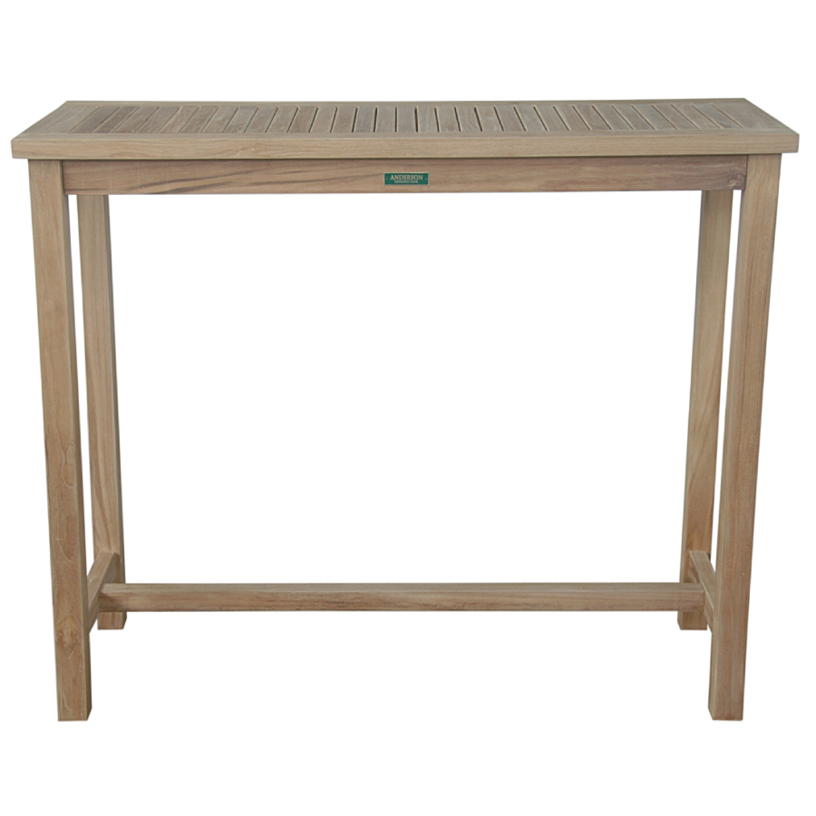 Anderson Teak Windsor Serving Bar Table front - Home Bars USA