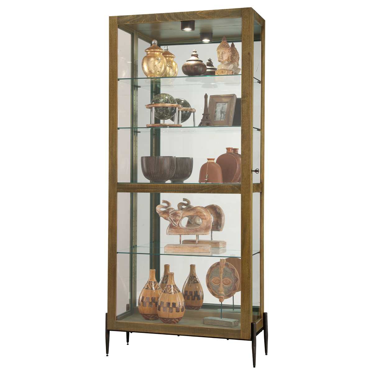 Howard Miller Ansel Curio Cabinet 680690 - Home Bars USA