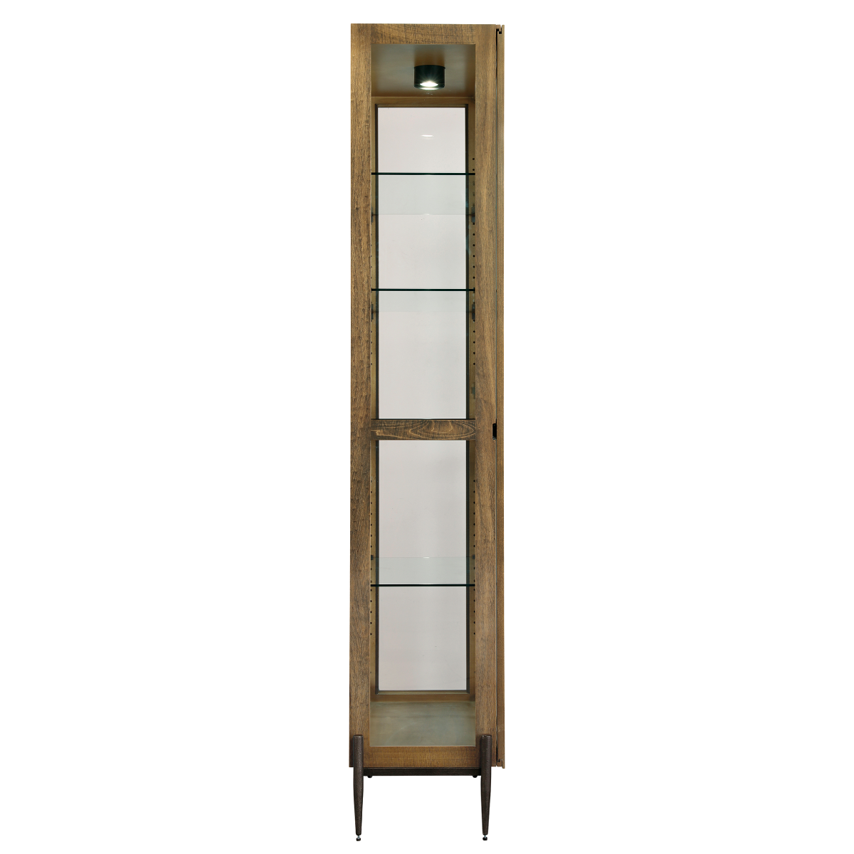 Howard Miller Ansel Curio Cabinet 680690 side view - Home Bars USA