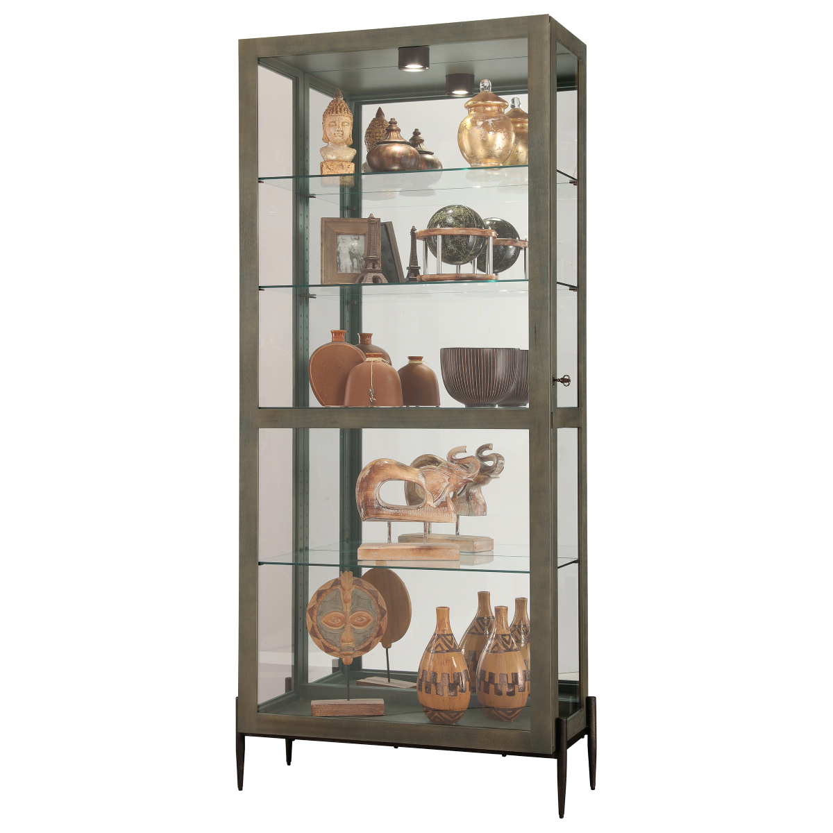 Howard Miller Ansel II Curio Cabinet 680691 - Home Bars USA