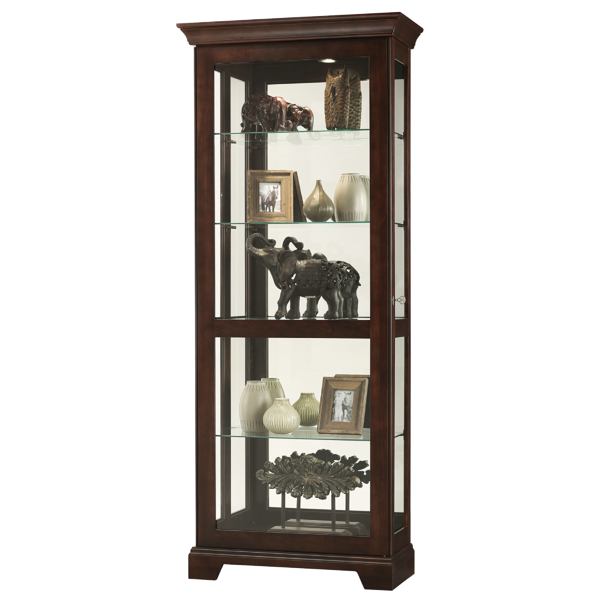 Howard Miller Berends III Curio Cabinet 680579 - Home Bars USA