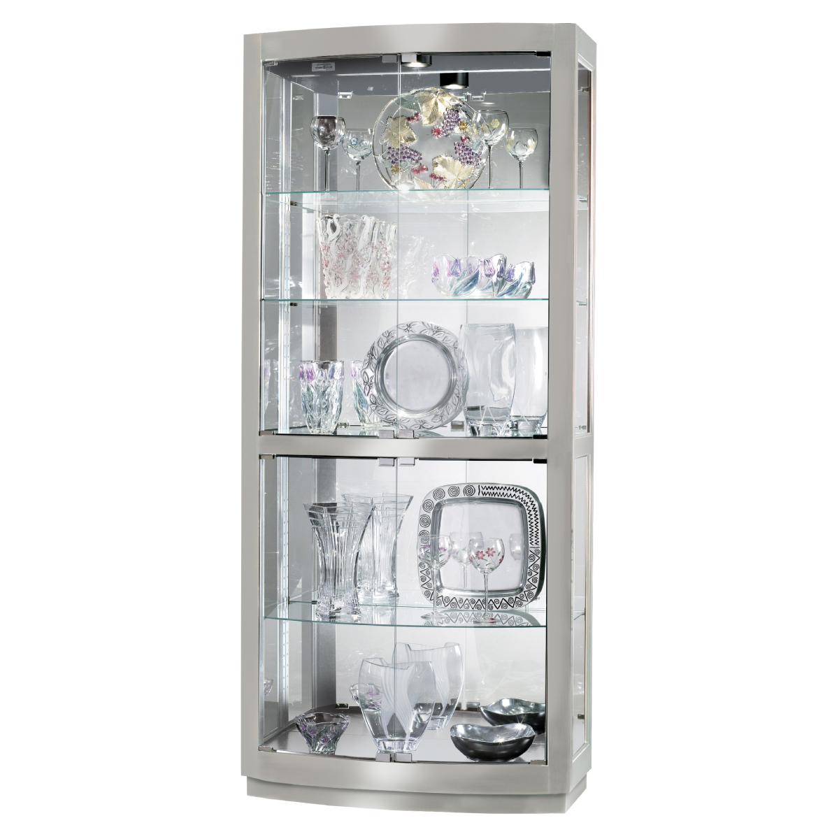 Howard Miller Bradington II Curio Cabinet 680396 - Home Bars USA
