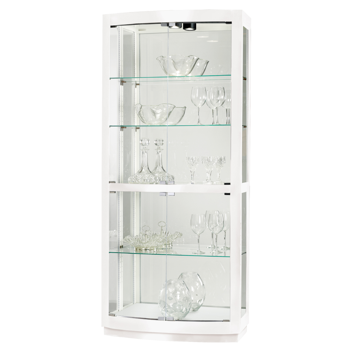 Howard Miller Bradington III Curio Cabinet 680677 - Home Bars USA