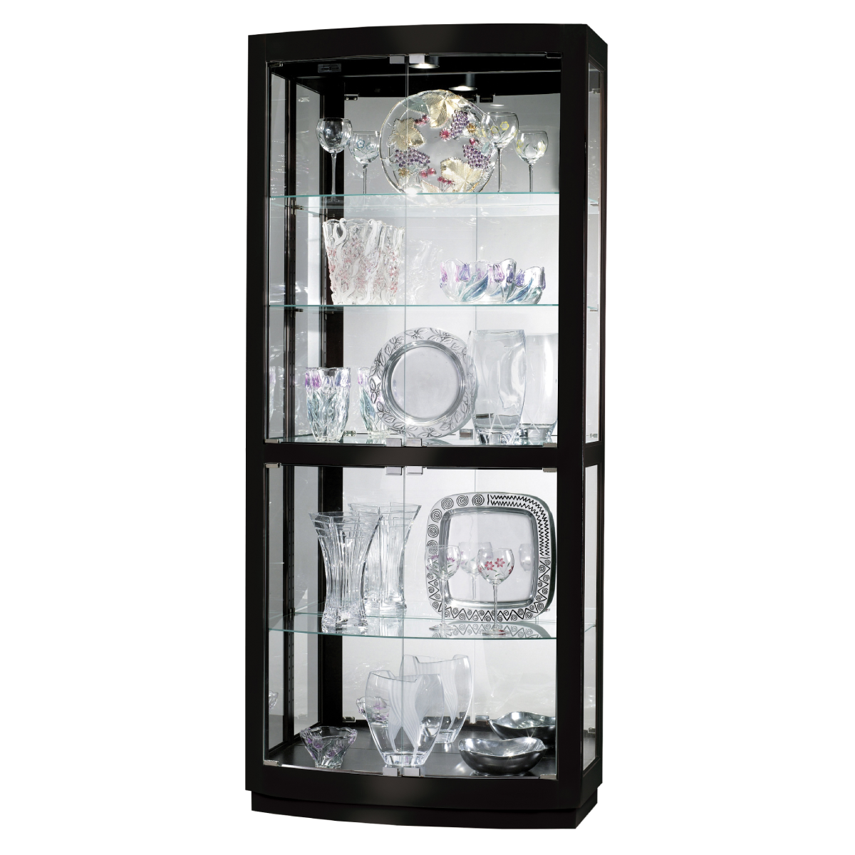 Howard Miller Bradington IV Curio Cabinet 680678 - Home Bars USA