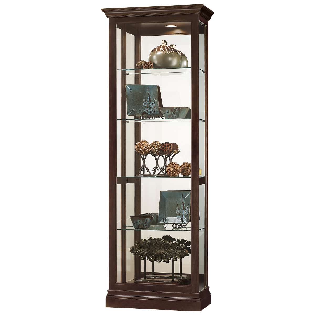 Howard Miller Brantley Curio Cabinet 680671 - Home Bars USA