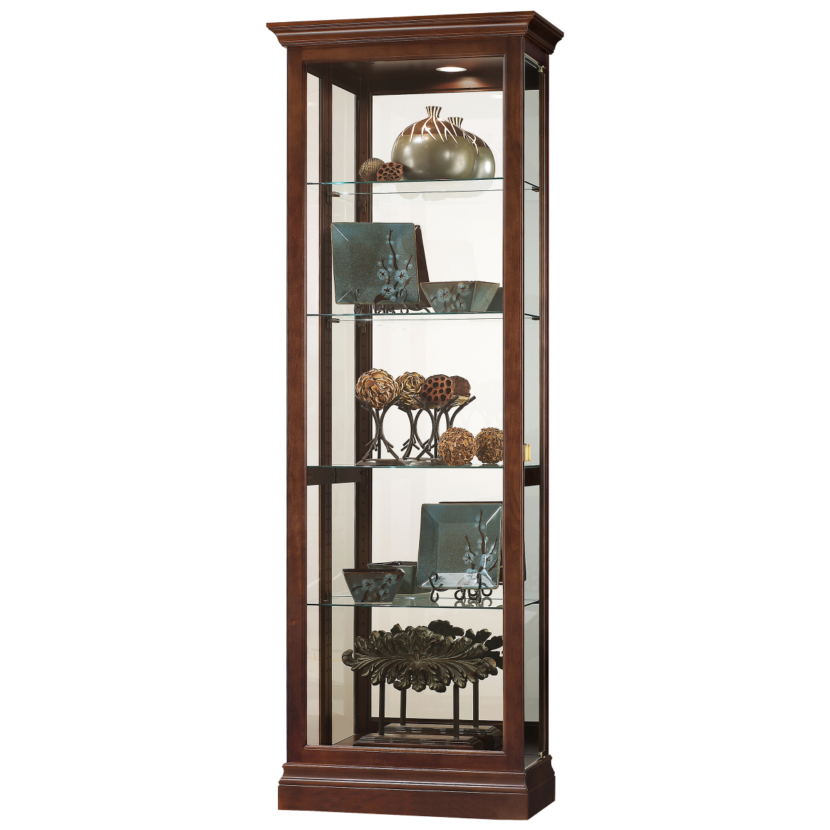 Howard Miller Brantley VI Curio Cabinet 680676 - Home Bars USA