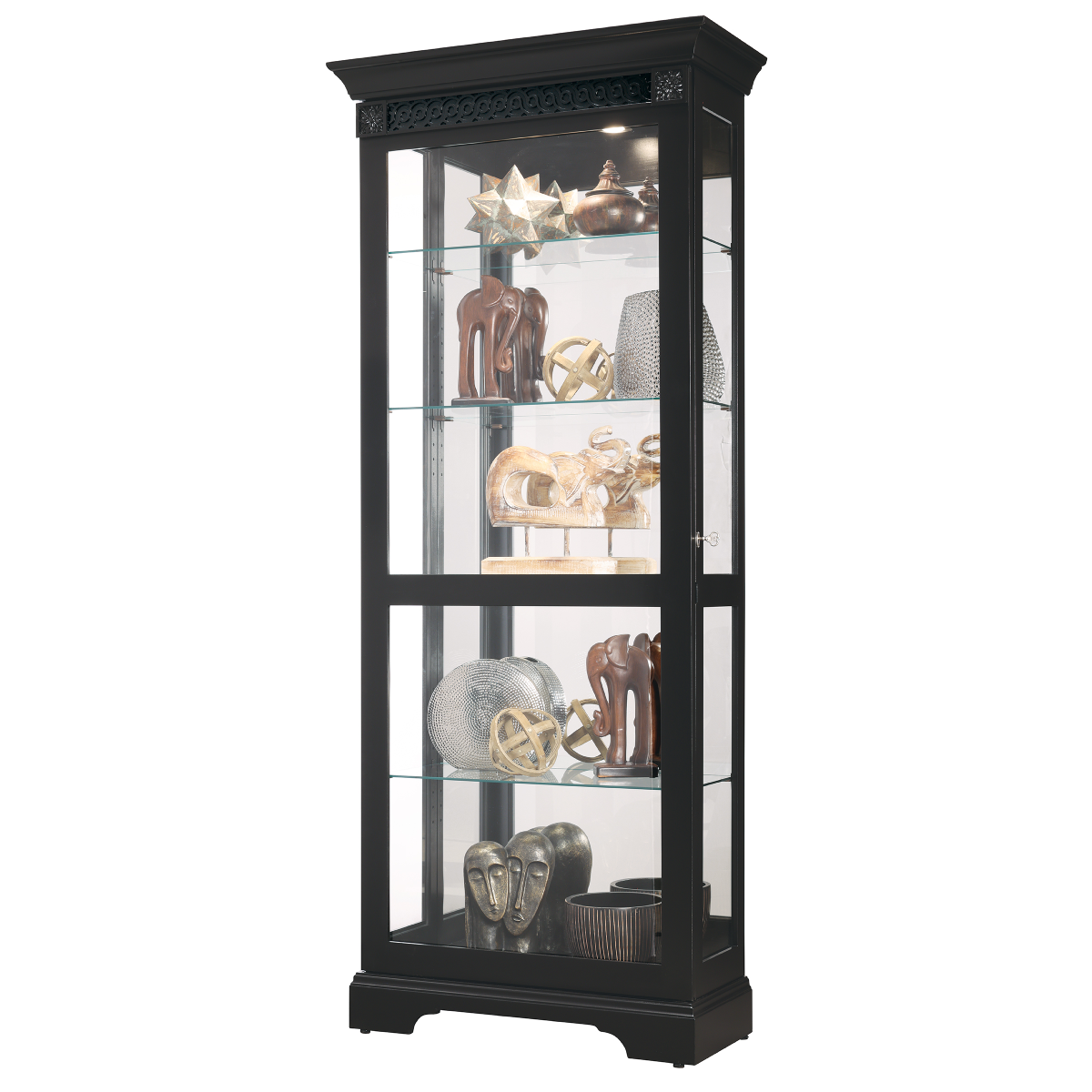 Howard Miller Brigid II Curio Cabinet 680736 - Home Bars USA