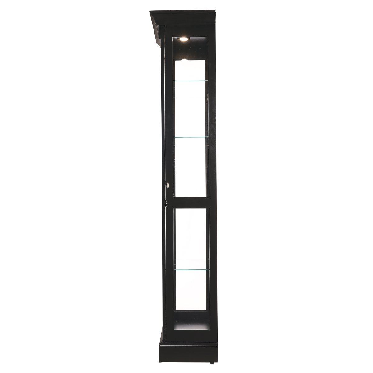 Howard Miller Brigid II Curio Cabinet 680736 side view - Home Bars USA